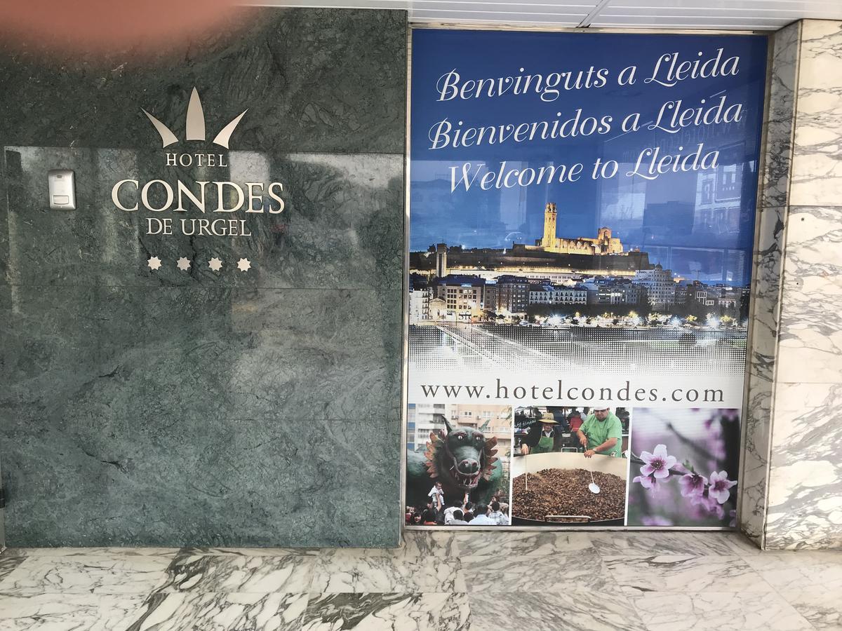 Hotel Condes De Urgel Lleida Bagian luar foto